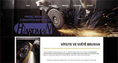 Desktop Screenshot of hardman.cz